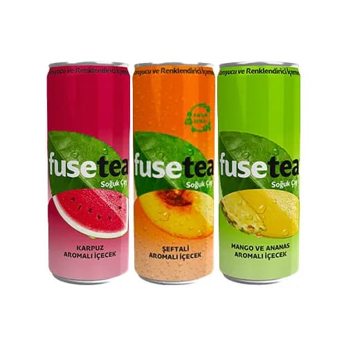 Fuse Tea (Mango, Limon, Şeftali, Karpuz, Kavun-Çilek)